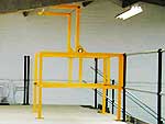 mezzanine floor, pallet gate