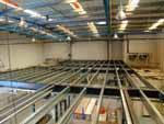 mezzanine floor during construction