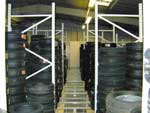 mezzanine floor, shelving